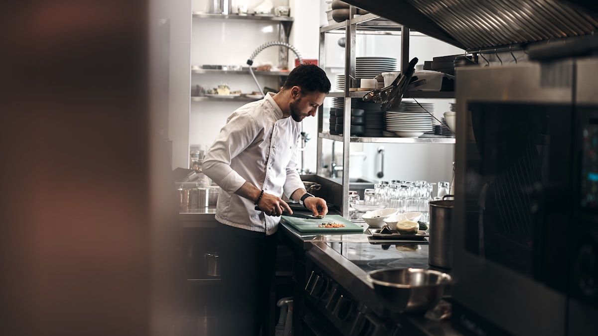 Professional kitchen environment